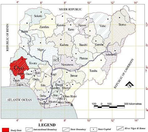 Nigeria Political Map For Printable Map Of Nigeria Printable Maps