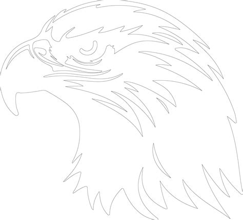 eagle outline silhouette 38829833 Vector Art at Vecteezy