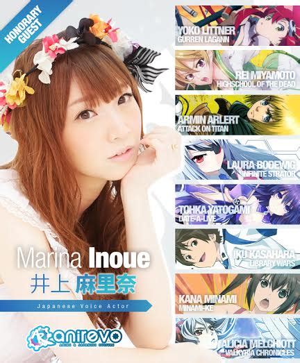 Anime Revolution Announces Japanese Voice Actor Marina Inoue - Anime ...