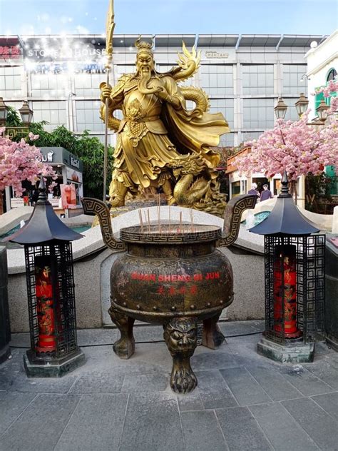 Statue of Guan Sheng Di Jun, One of the Great Gods of TAO, Known As the ...