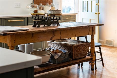 Kitchen Renovation The Antique Baker S Table Island Miss