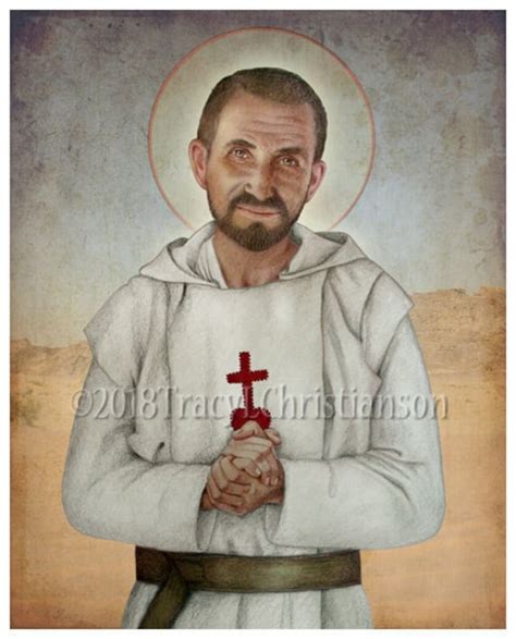 St Charles De Foucauld Print Picture Catholic Patron Saint Etsy