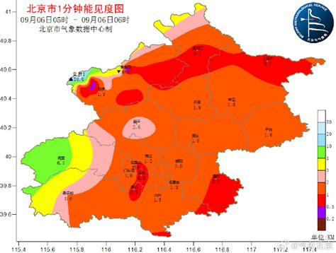 北京今天有雾 最高气温32℃能见度二级夜间