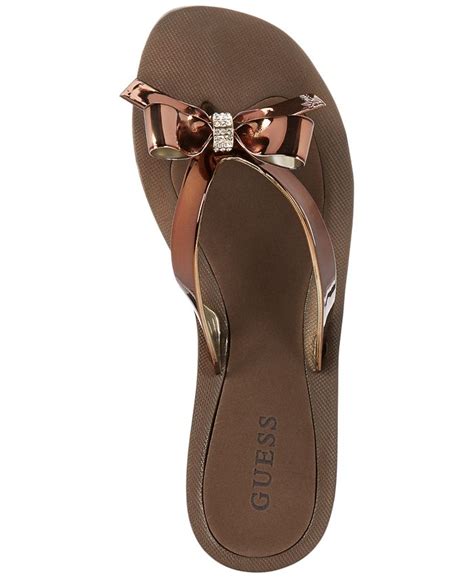 Guess Tutu Bow Flip Flops Macys