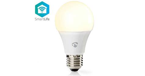 Smart Wi Fi LED Sijalica Toplo Bela E27 9W Nedis WIFILW11WTE27 LED