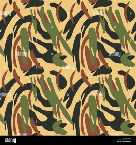 Fondo De Patr N De Camuflaje Perfecta Ilustraci N Vectorial Ropa