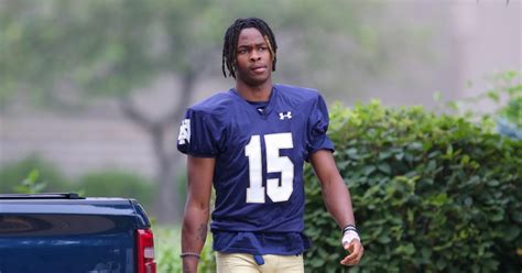 How Notre Dame Freshman Wr Tobias Merriweather Is Already Turning Heads