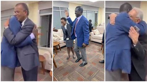 Raila Odinga Martha Karua Enjoy Light Moment With Their Lawyers After