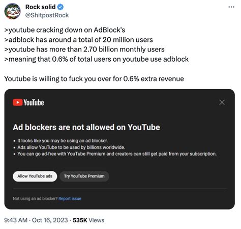 Ad Blockers Are Not Allowed On Youtube Ad Blockers Are Not Allowed