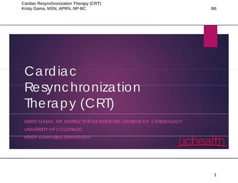 Pdf Cardiac Resynchronization Therapy Crt Wp Content