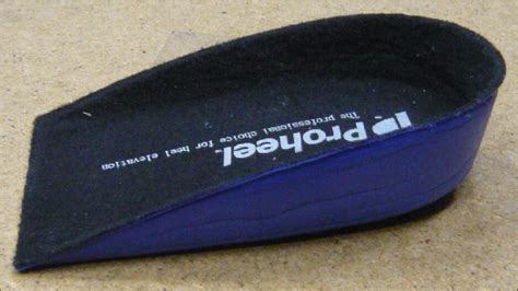 Image Of The 12 Mm Orthotic Heel Wedge Used By All Par Ticipants