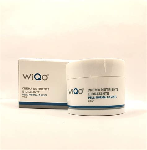 Wiqo Crema Nutriente E Idratante Viso Per Pelli Normali O Miste