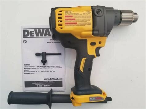 DEWALT DCD130B 60V 60 VOLT MAX FLEXVOLT 1 2 Mixer Drill With E Clutch