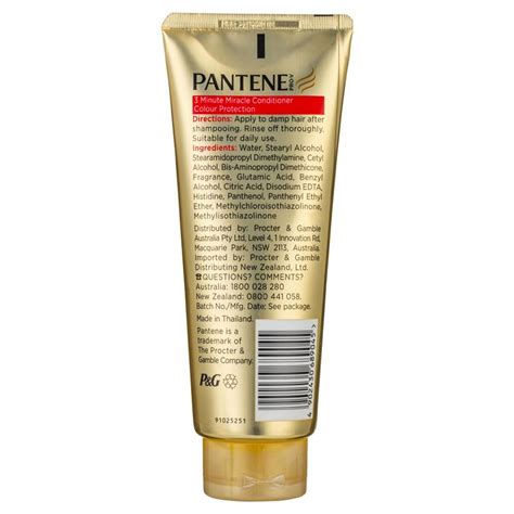 Buy Pantene 3 Minute Miracle Colour Protection Conditioner 180ml Online At Chemist Warehouse®