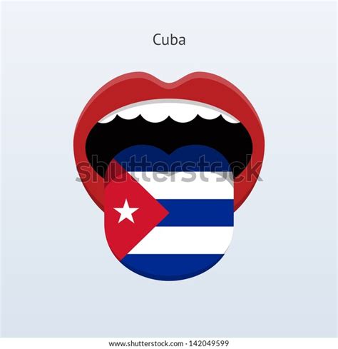 Cuban Language Abstract Human Mouth Vector Stock Vector (Royalty Free ...