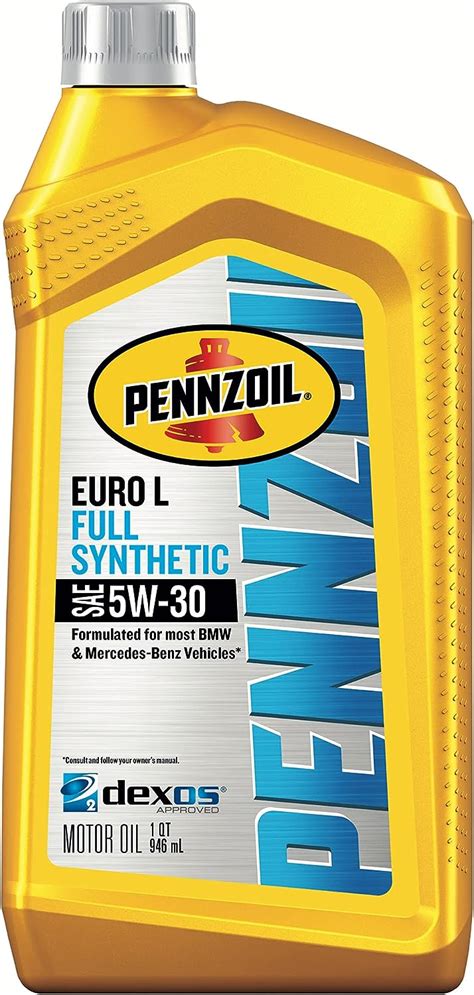 Pennzoil Platinum Euro LX Full Synthetic 0W-30 Motor Oil (1-Quart, Case ...