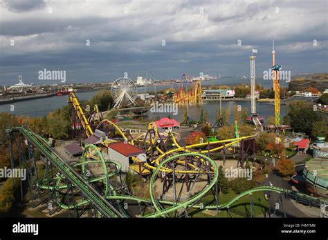 La Ronde Amusement Park In Montreal Quebec Stock Photo Alamy