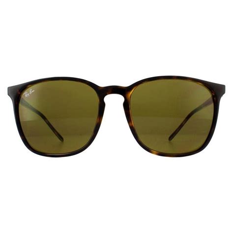 Sunglasses Square Tortoiseshell Brown Rb4387 Sunglasses Ray Ban