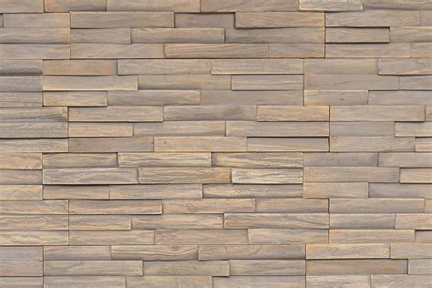 WoodyWalls 3D Wall Panels Wood Planks Are Made From 100 Teak Each