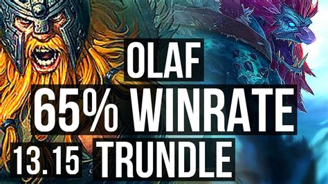 Olaf Vs Trundle Top Winrate Solo Kills Kr Master