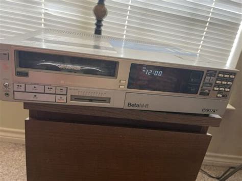 Sony Sl Betamax Vcr Video Cassette Recorder Ebay