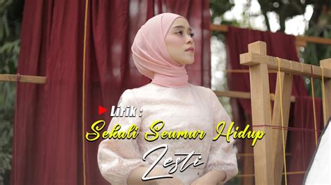 Lesti Sekali Seumur Hidup Official Lyric Video YouTube