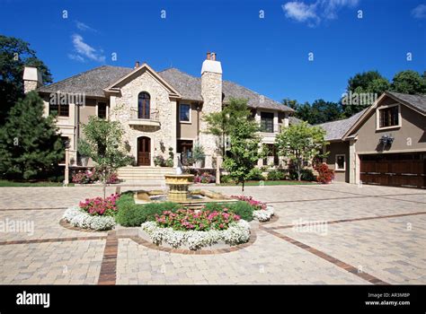 Large Luxury Home In Suburbs Of Minneapolis Minnesota Brick Front