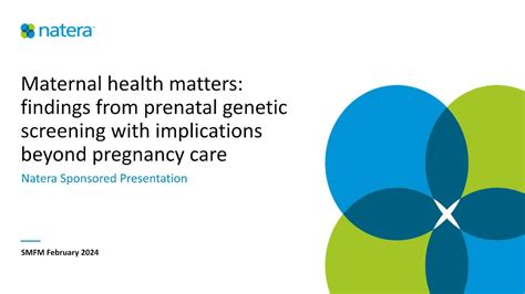 Maternal Health Matters Findings From Prenatal Genetic Screening With