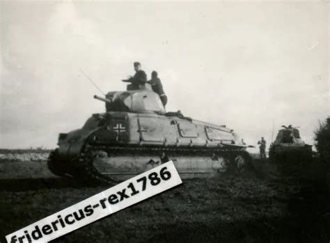 E2 FOTO FRANZ Beute Panzer Von Der 6 Komp Pz Rgt 201 Kennung