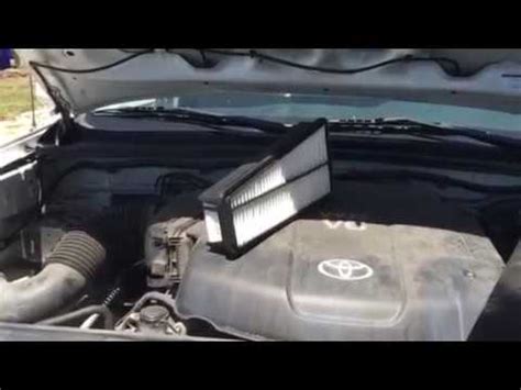 2008 Toyota Tacoma Air Filter Replacement YouTube