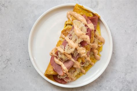 Reuben Omelette Golden Truffle