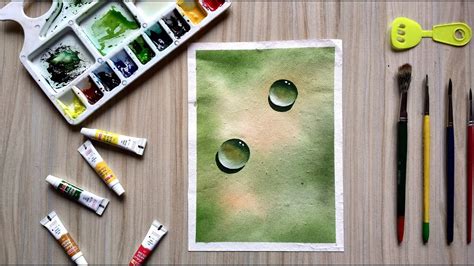 A Beginner S Guide To Painting Water Drops In Watercolor Paints Paint