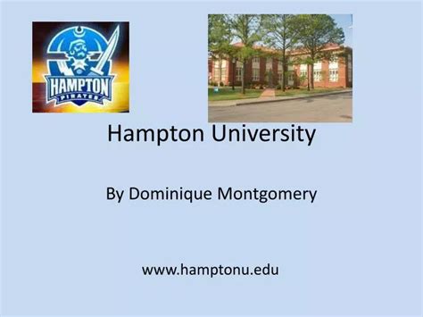 PPT - Hampton University PowerPoint Presentation, free download - ID ...