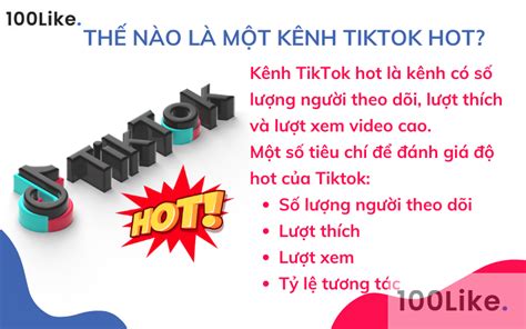 Làm sao để hot TikTok Bí quyết thu hút triệu view và follow 100Like