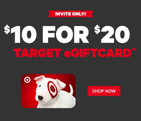 $20 Target Gift Card on Sale ONLY $10!?