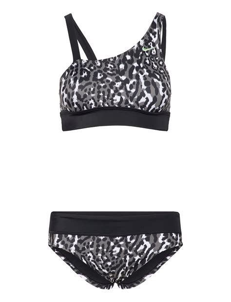 Nike Swim Nike Asymmetrical Top Bikini Set Bikinis Boozt