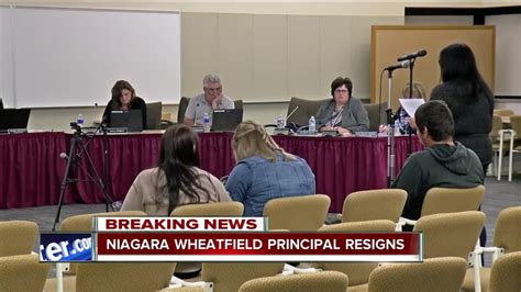 Niagara Wheatfield Hs Principal Resigns Amid Controversy