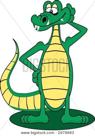 Cartoon Gator Vector & Photo (Free Trial) | Bigstock