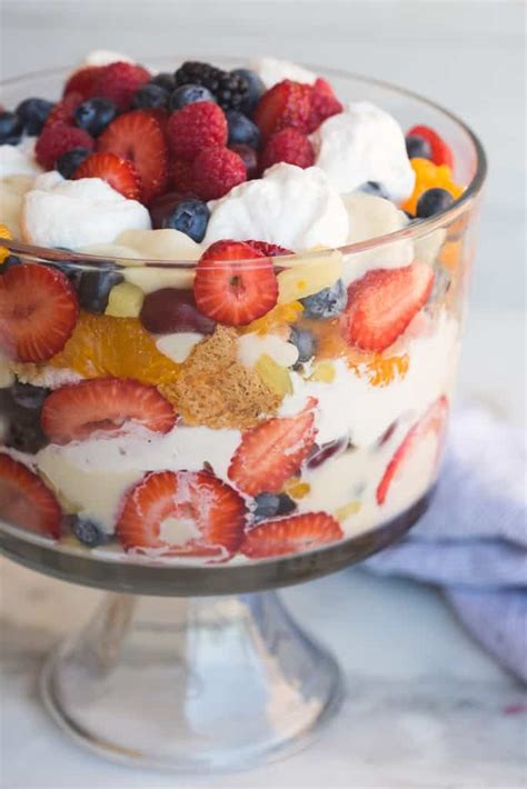 Angel Food Cake Fruit Trifle Tastes Better From Scratch