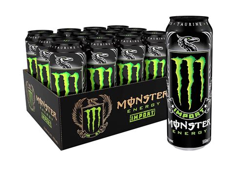 Amazon Monster Energy Energy Drink Import 18 6 Onzas Paquete De 12