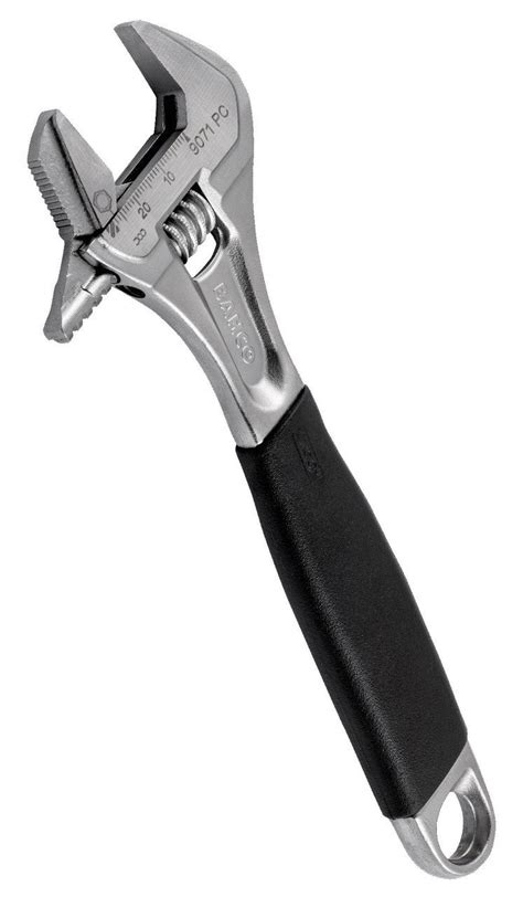 12 Williams Chrome Rubber Handle Adjustable Wrench With Reversible Jaw