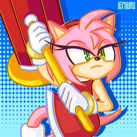 Angry Amy Rose! by Matalemures on DeviantArt