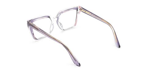 Verne Square Purple Glasses For Women Lensmart