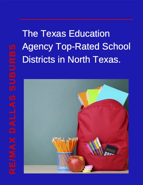 The Texas Education Agency Top-Rated School Districts in North Texas.