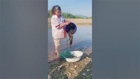 【搞笑漁民生活】捕魚catch Fish And Feel Shrimps原來捕魚收網這麽簡單，學起來學起來。shorts Youtube