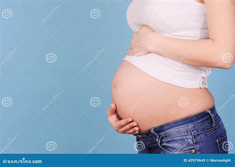 Pregnant Woman Close Up Stock Image Image Of Girl Adult 42979649