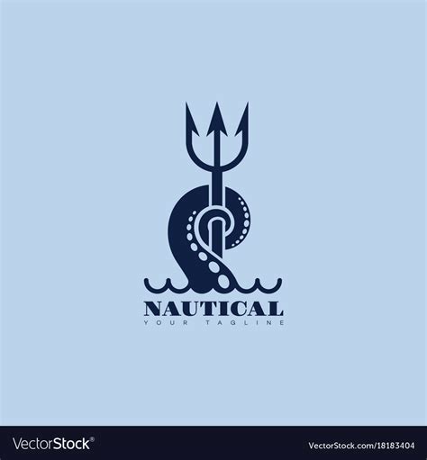 Nautical logo Royalty Free Vector Image - VectorStock