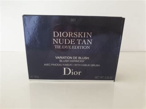 DIOR SKIN NUDE TAN TIE DYE EDITION BLUSH HARMONY WITH KABUKI BRUSH VERY