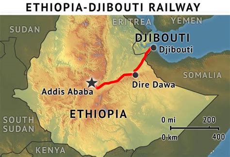 Map Of Djibouti And Ethiopia Fgo Summer Event