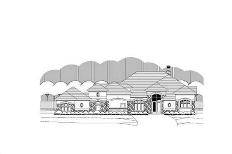 Tuscan Plan - 3 Bedrms, 2.5 Baths - 3,804 Sq Ft - Plan #156-1727